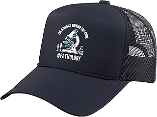 Pathologist Job Pathology Medicine Medical Doctor Trucker Hat with Adjustable Mesh Back