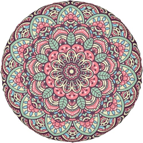 Miniatura 7 de Mandala - Funda protectora para neumáticos de repuesto, a prueba de polvo, para remolque, caravana, SUV y muchos vehículos, 17 pulgadas