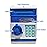 Totola Piggy Bank Electronic Mini ATM for Kids Baby Toy, Safe Coin Banks Money Saving Box Password Code Lock for Children,Boys Girls Best Gift(Blue)