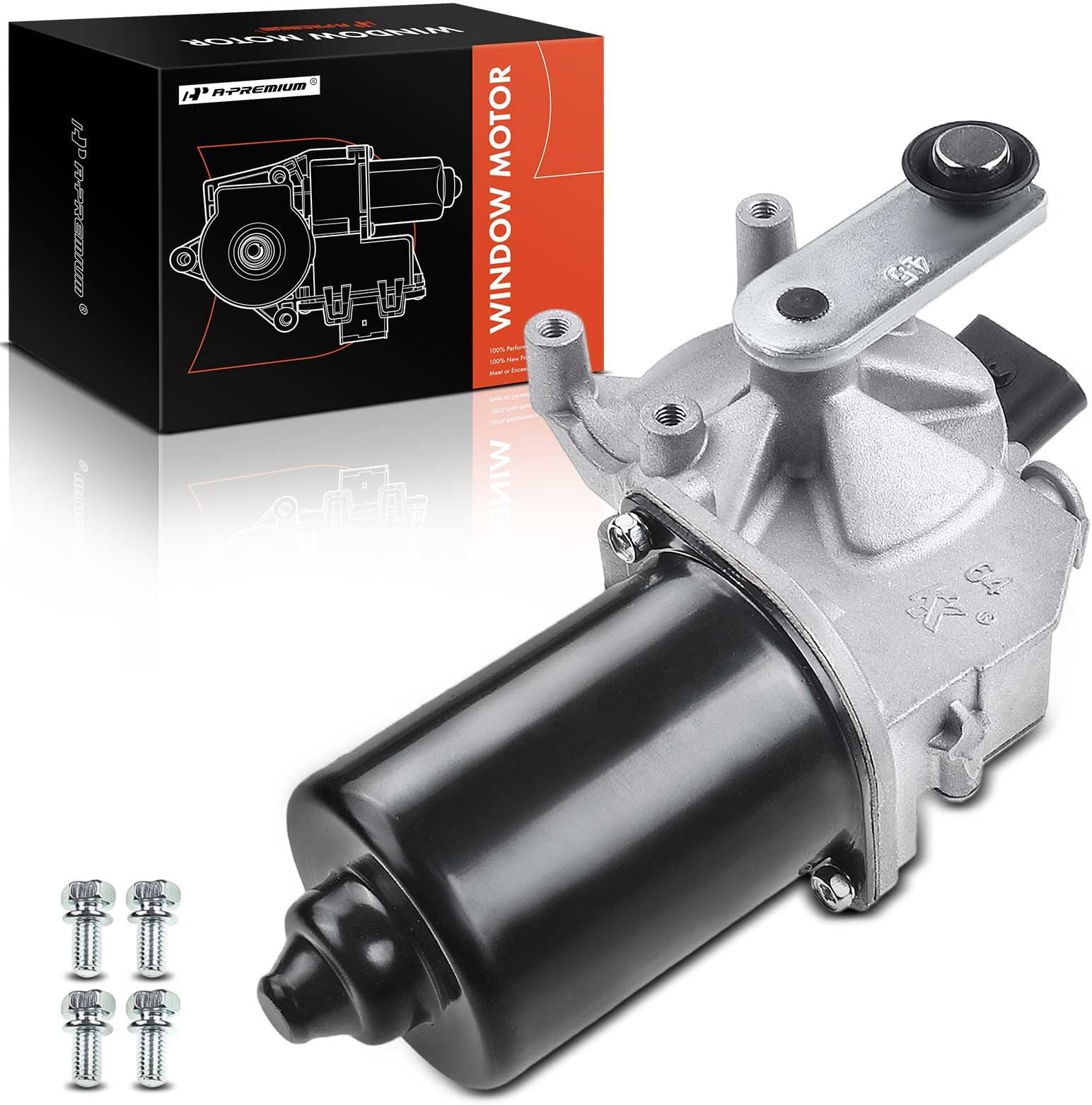 Front Windshield Wiper Motor Compatible with BMW E84 Series X1 2012 2013 2014 2015, Sport Utility, 4-Pin, Replace OE# 61612990025