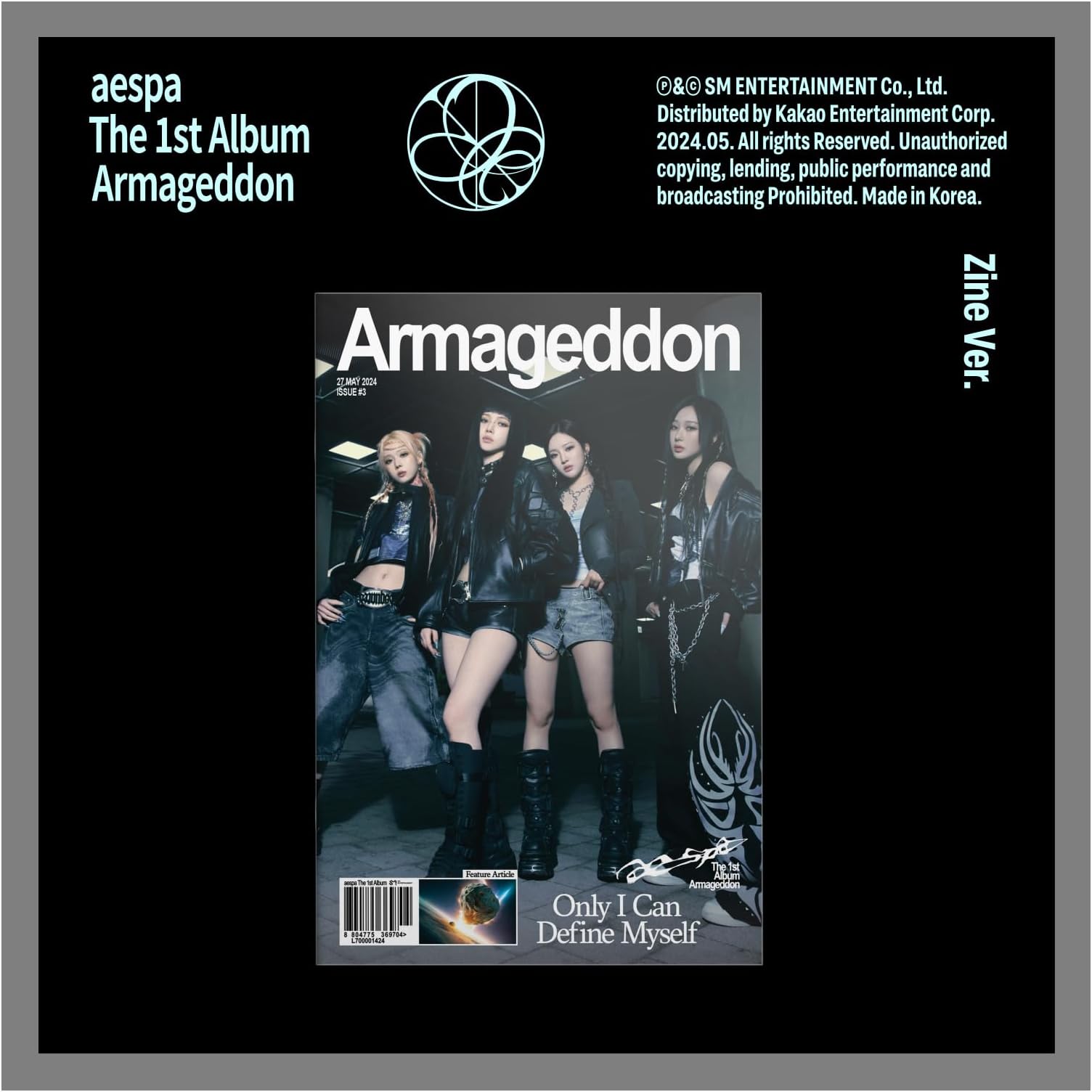 aespa Armageddon 1st Album Contents+Tracking Sealed Zine Version
