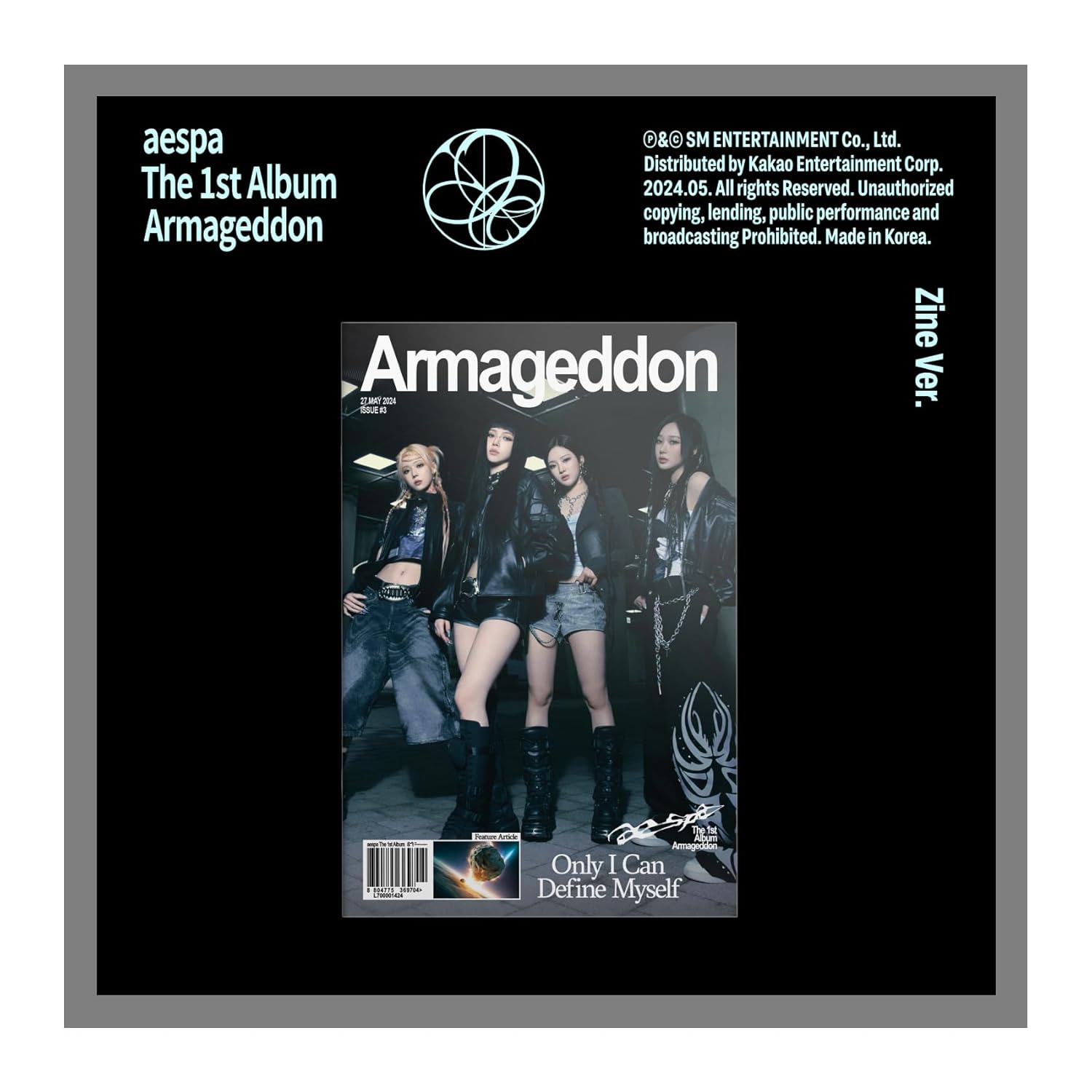 aespa Armageddon 1st Album Contents+Tracking Sealed Zine Version