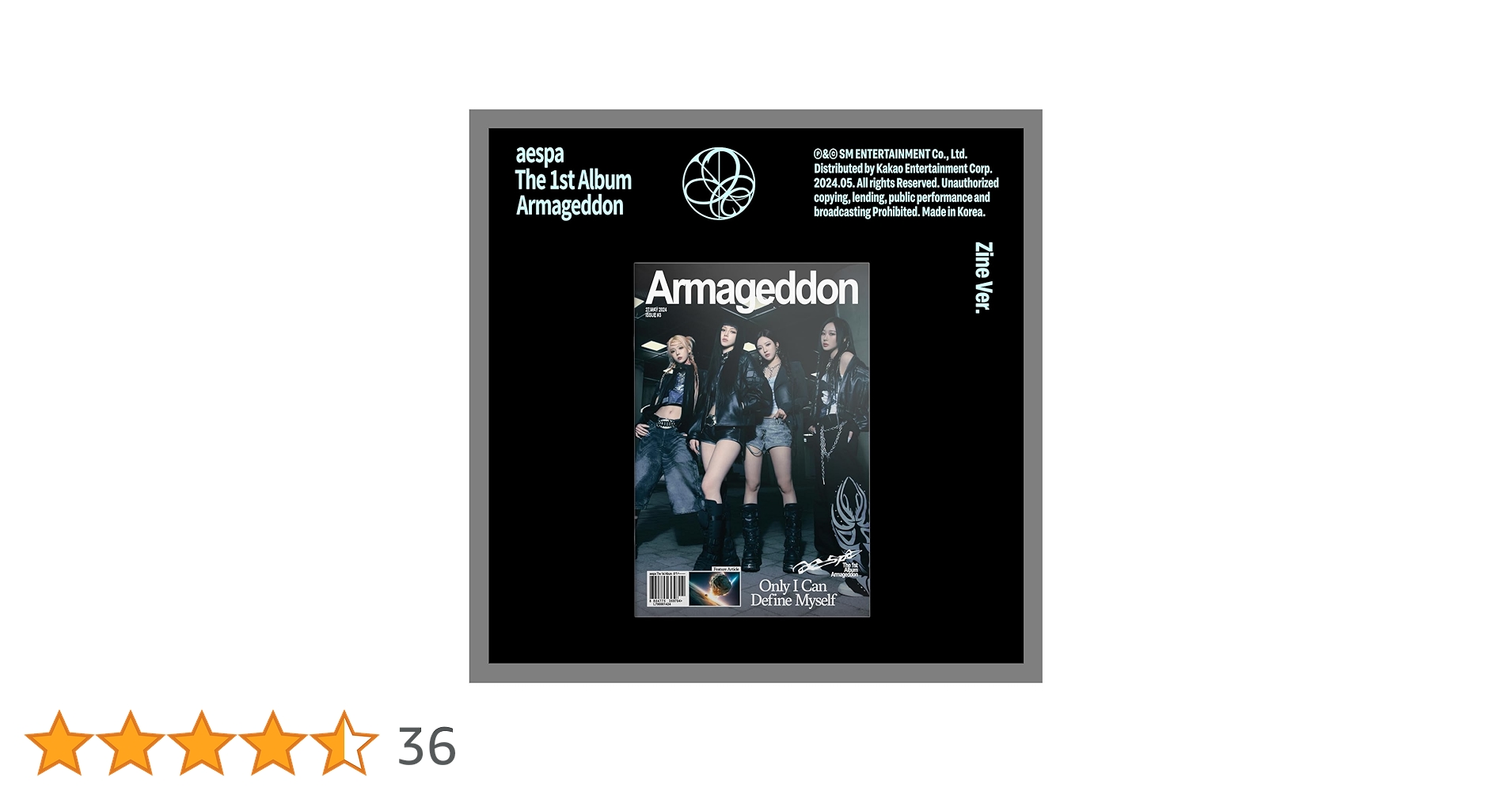 Amazon.co.jp: aespa Armageddon 1st Album Contents+Tracking