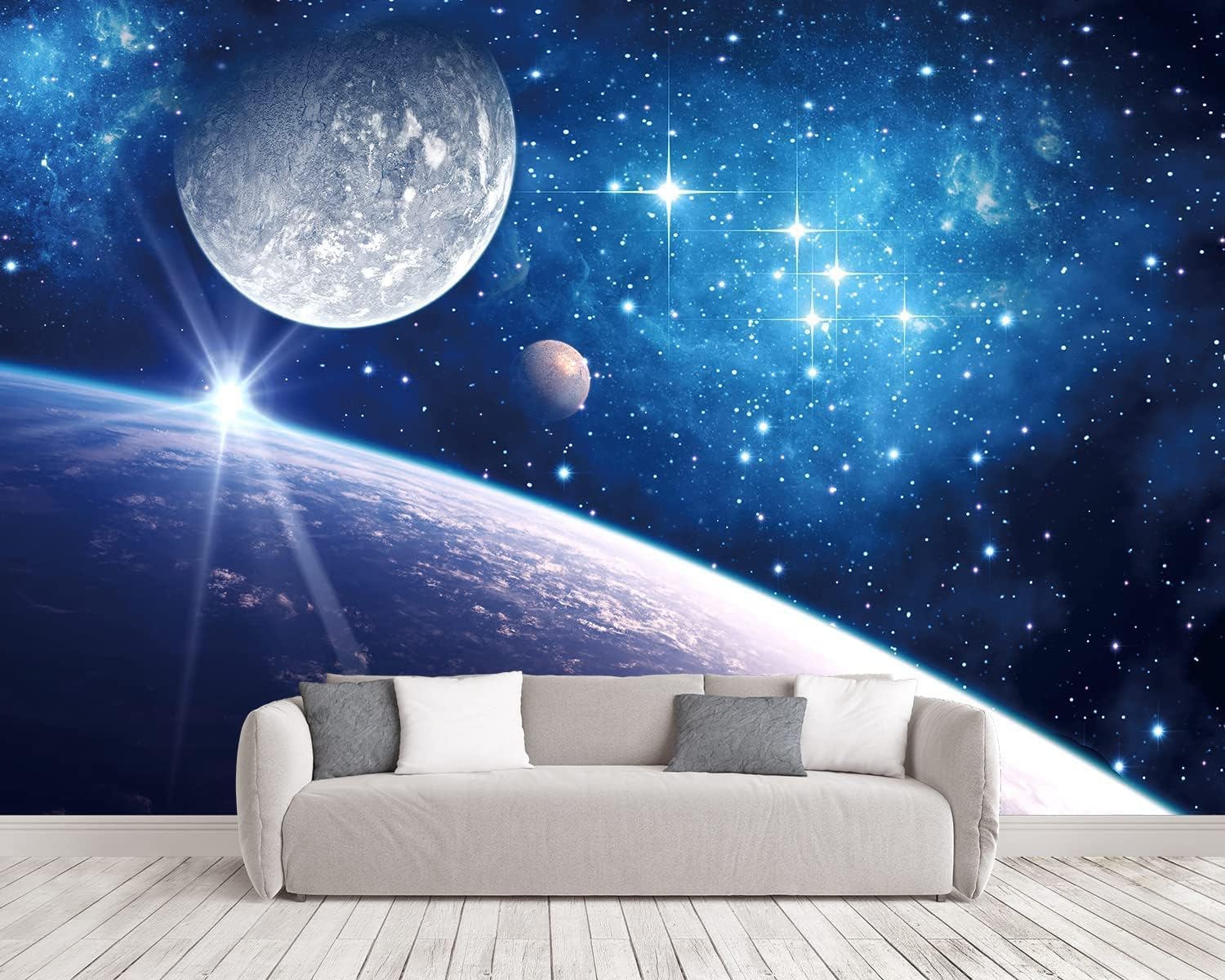Carta Da Parati 3D Autoadesiva Paesaggio Cosmico 250(W)X175(H)Cm Wall Photo Art Poster Da Parete Adesivi Murali Decorativi Peel And Stick Parete Rimovibile Per Soggiorno Camera Da Letto Camera-7059862