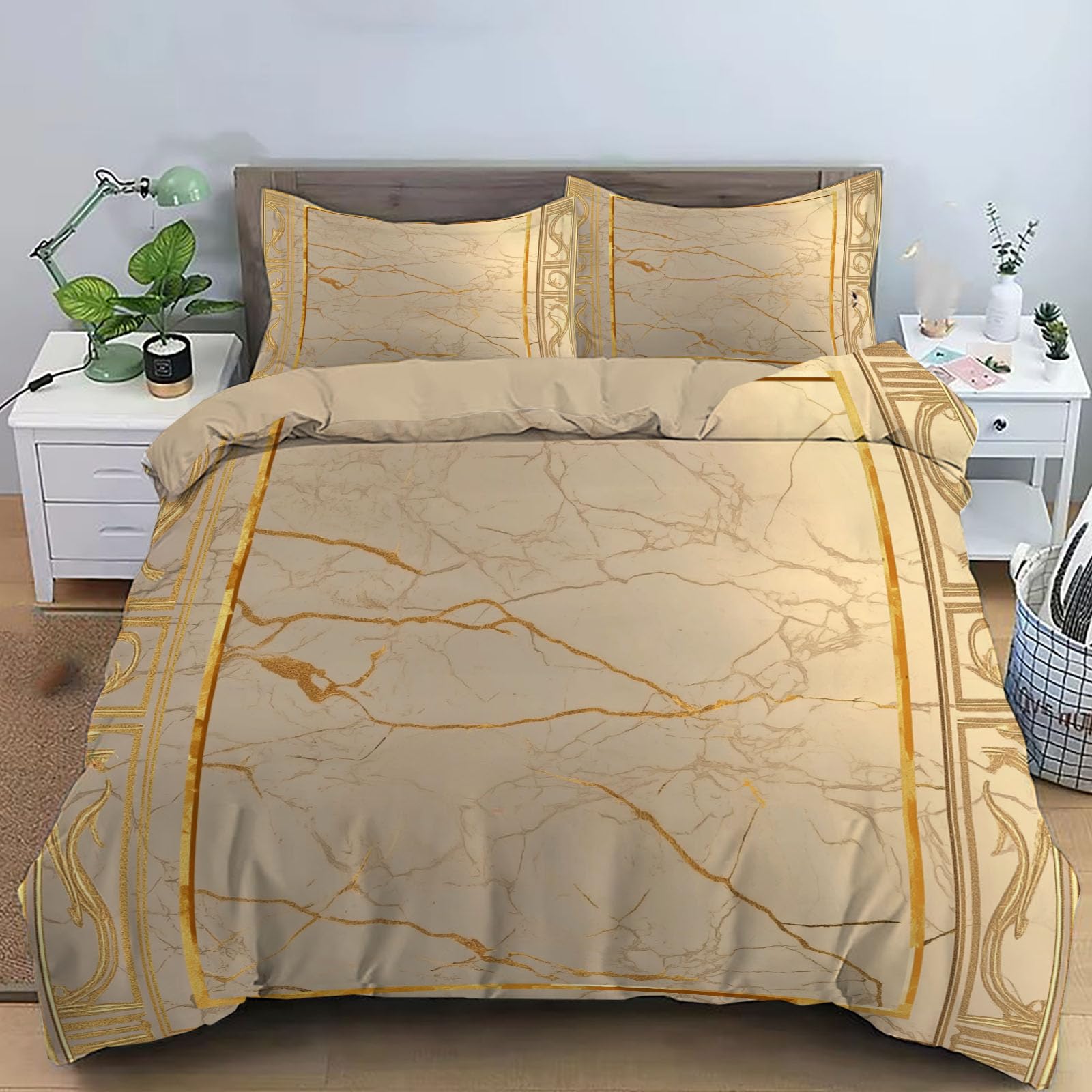 Housse de couette 260x240 marbre grec parure de lit douce pour en finir avec les nuits agitées