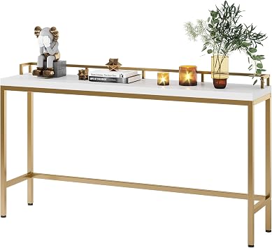 LITTLE TREE Console Table Behind Sofa Couch, 70.9 Inch Long and Narrow Entryway Table