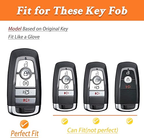 Miniatura 2 de Funda para llavero Ford, funda de TPU suave para llavero, protector para Ford Escape Expedition Explorer Fusion Mustang Ranger F150 F250 F350 F450