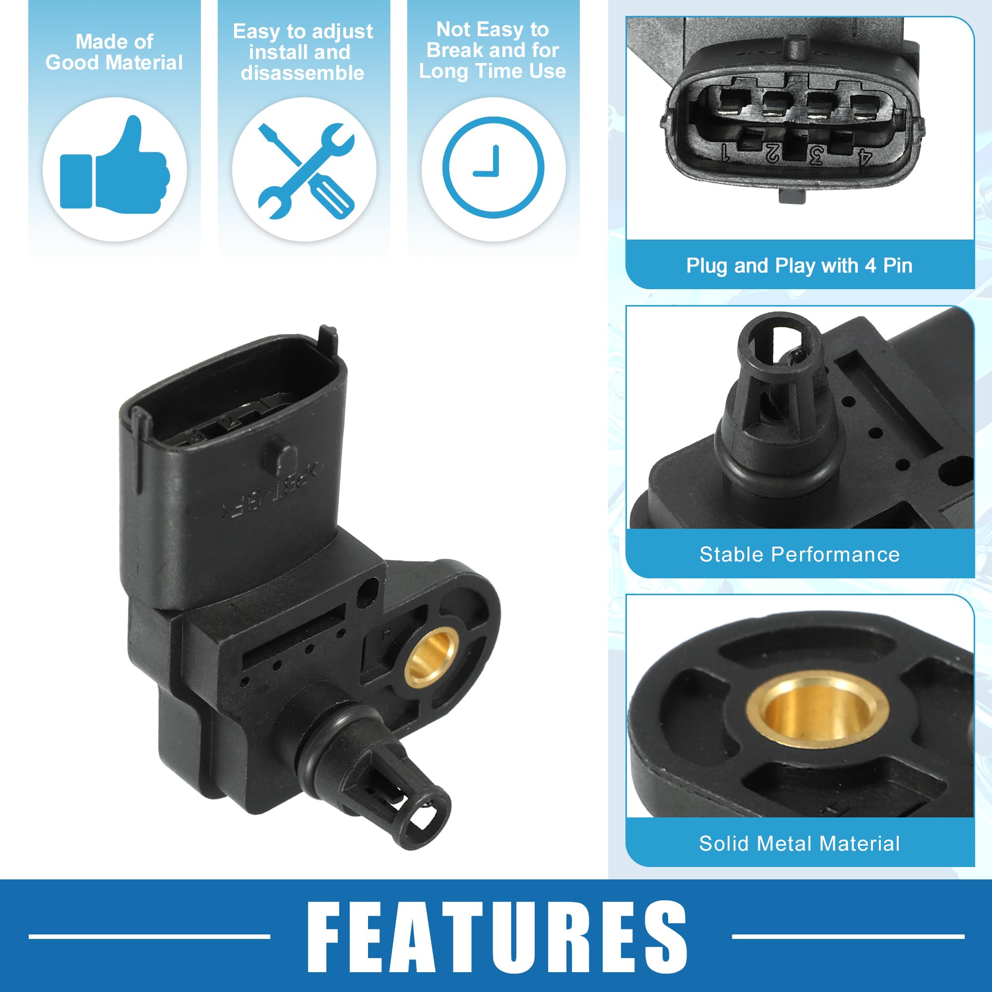 The Substitutes/Social Pressure AORメロハー Amazon.com: A ABSOPRO Manifold Absolute Pressure Sensor No