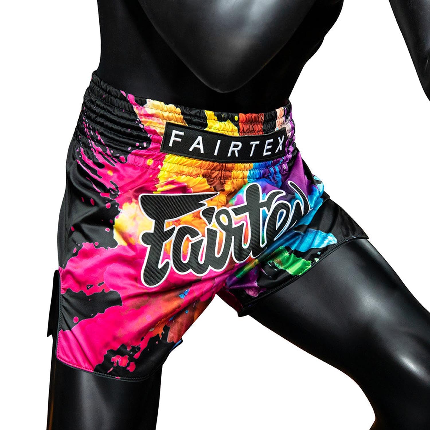 Fairtex Muay Thai Shorts, BS1940, Funky Soul, schwarz