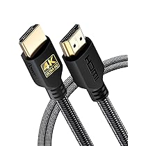 PowerBear Cavo HDMI 4K 2 m | Alta velocità, nylon intrecciato e connettori dorati, 4K a 60 Hz, Ultra HD, 2K, 1080P, ARC e CL3 | per laptop, monitor, PS5, PS4, Xbox One, Fire TV e altro ancora