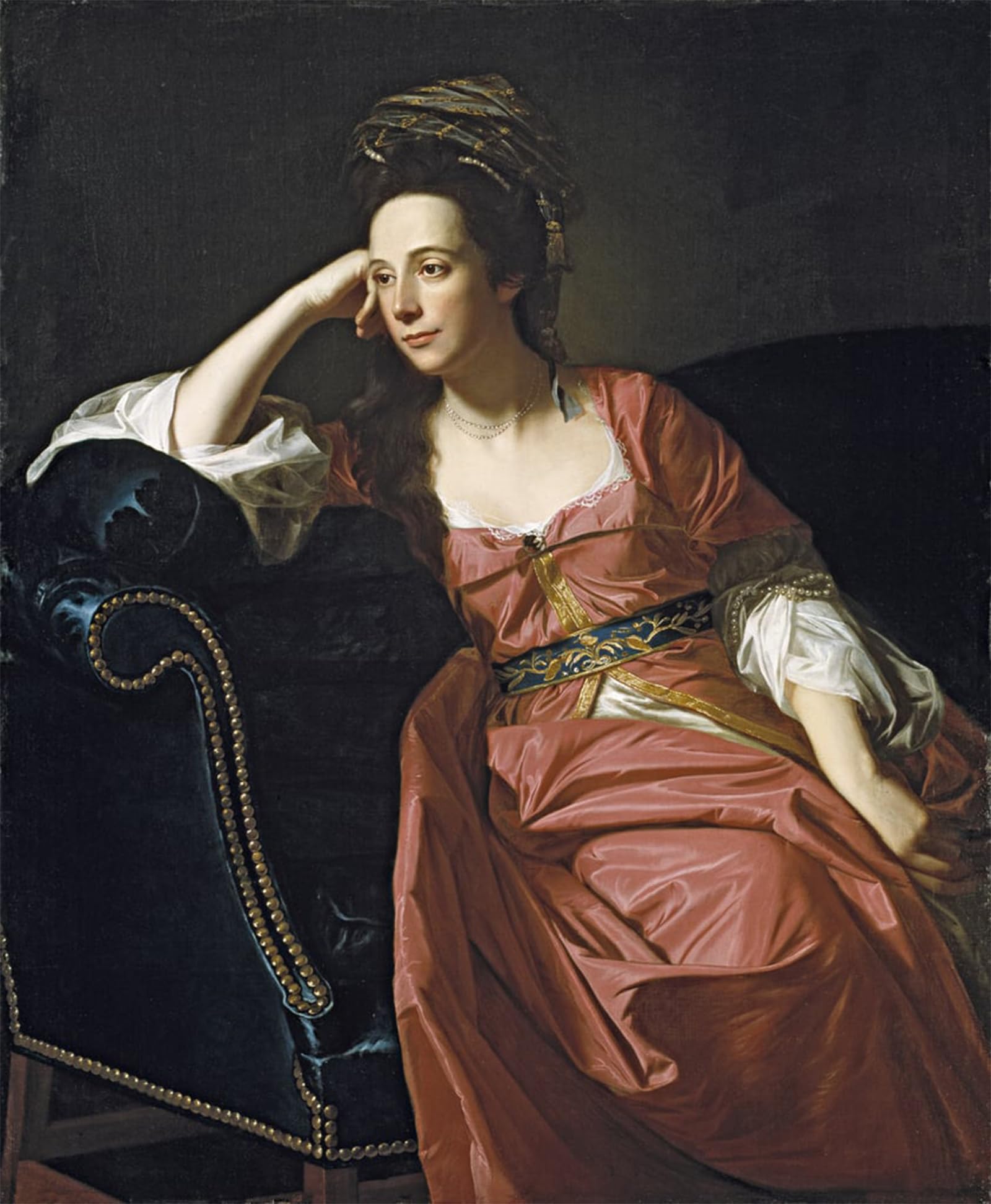 SERENDIPITP Aesthetic Poster Photo Wall Print Retro Picture Mrs Gage by Singleton Copley Modern Wall Artwork for Home Decor 60x90cm