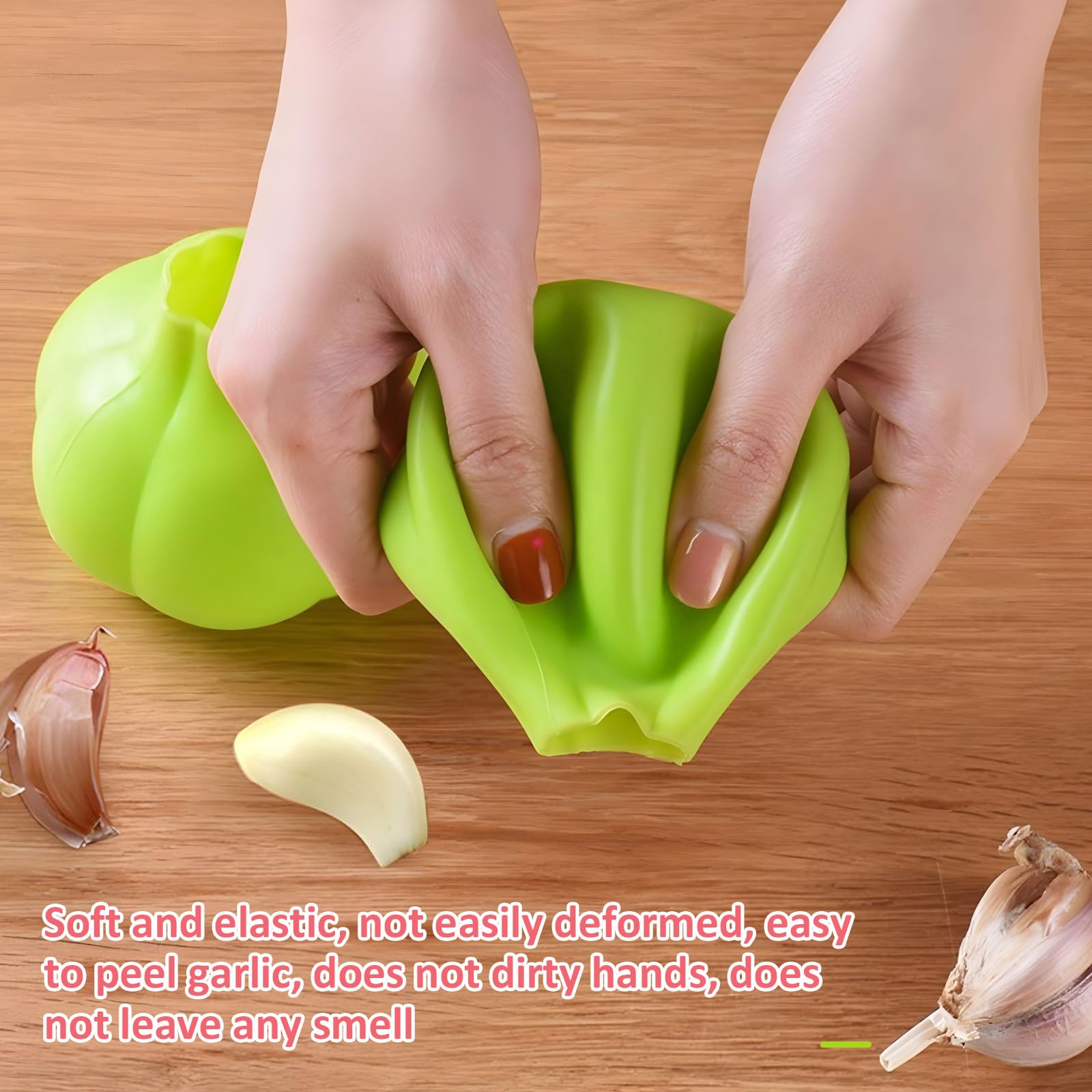 Set spremiaglio e pelapatate, in silicone, con tritacarne e schiacciare, tritatutto manuale e schiacciapatate per schiacciare e tritare facilmente la cucina