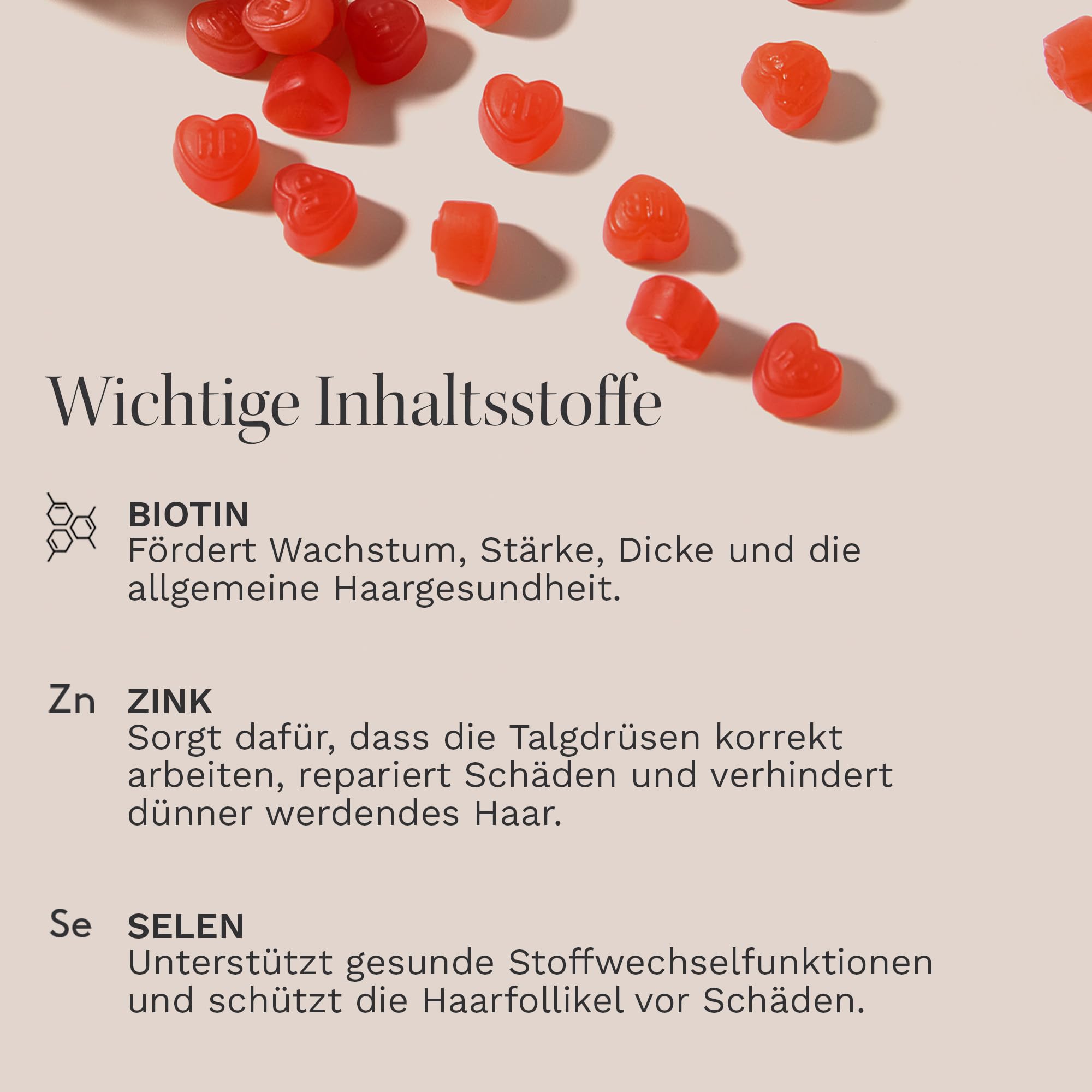 HAIR BURST Biotin Gummies für Haarwachstum - Vitamine, 2-Monats-Vorrat | Haar-, Haut- & Nagel-Vitamine - zuckerarm, reduziert Haarbruch & fördert gesundes, dichteres Haar