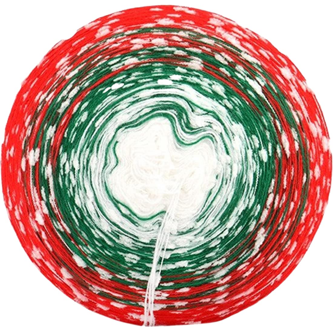 Soft Acrylic Yarn for Knitting Shawls Gradient Color Big Cake Ombre Effect Crocheting Hand Knitting Multicolor (M03001)