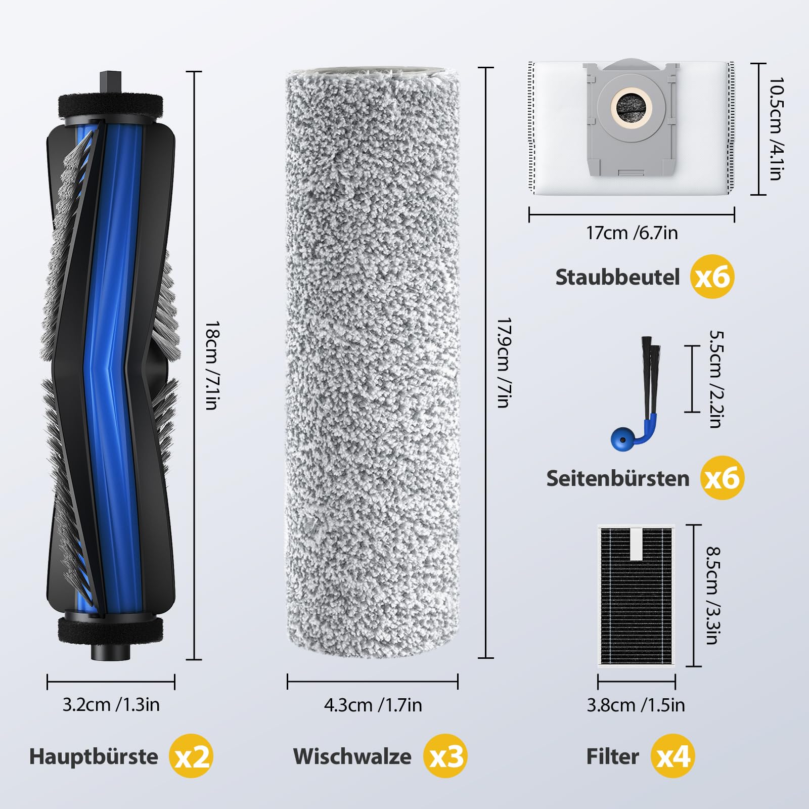 Zestaw akcesoriów do robota odkurzającego Ecovacs Deebot X9 PRO Omni