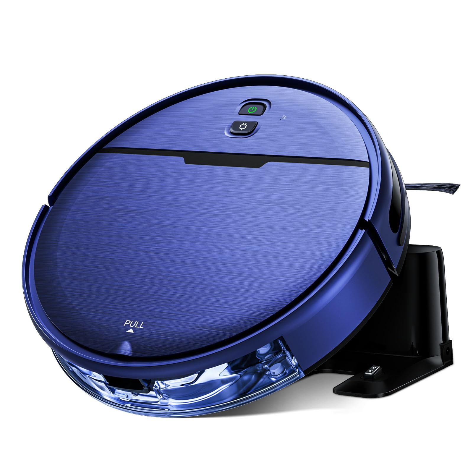 Robot Vacuum and Mop Combo, 2300Pa Strong Suction, 2-in-1 Dust Box and Water Tank, Works with Alexa/Google Assistant, Long Runtime, Schedule, Quiet, Ideal for Hard Floors, Low-Pile Carpets and Pets