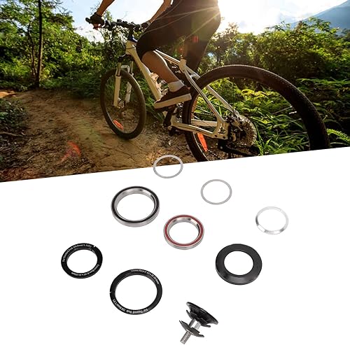 Miniatura 9 de VGEBY Auriculares para rodamientos de bicicleta, cubierta superior de auriculares de aleación de aluminio de 41.81.654-2.047 in para bicicleta de