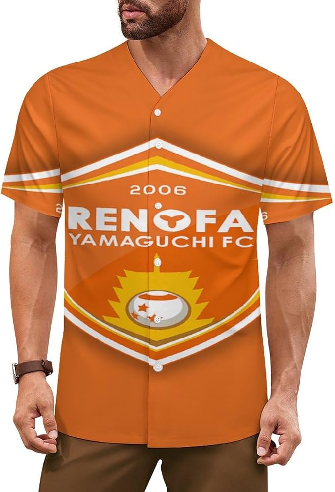 レノファ山口 FC サッカーシャツ 長袖 オレンジ Oサイズ パンツ レノファ山口 FC サッカーシャツ 長袖 オレンジ Oサイズ パンツ
