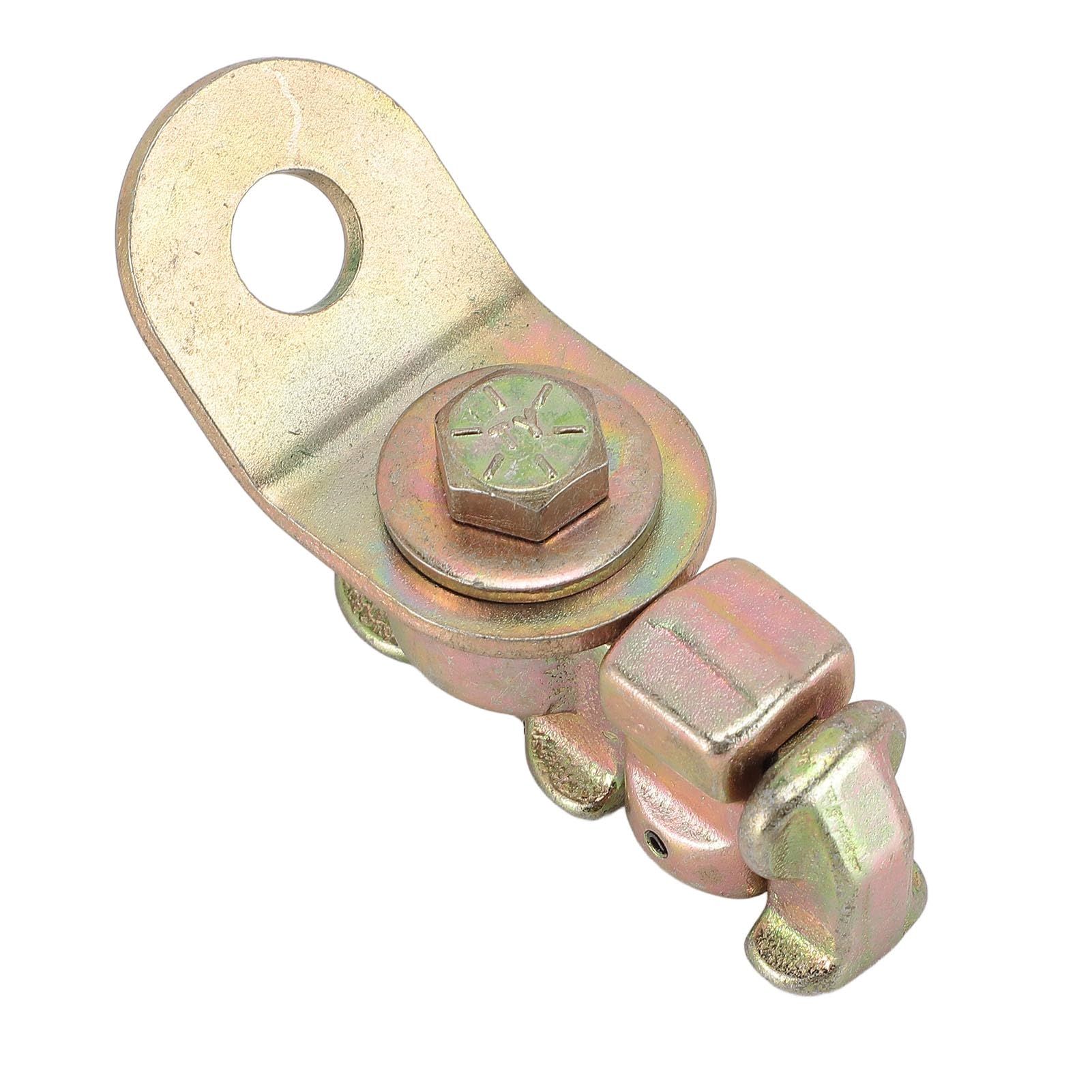 Generic Ajuste en L para Riel, Ajuste de Doble Perno, Control de Carga de Alta Resistencia para Camioneta, Remolque, Camioneta, RV, ATV para Punto de Anclaje Seguro, Acero Al Carbono