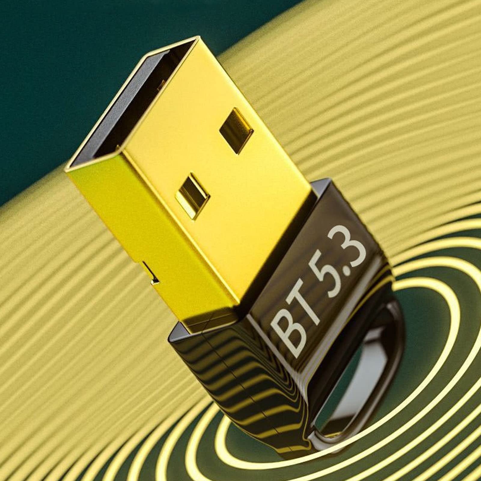 Adaptador 5.3 sin Controlador para Mouse y Teclado, Receptor Dongle USB para PC, Transmisión de Latencia Cero, Compatible con Auriculares, Teléfono Móvil, Tableta