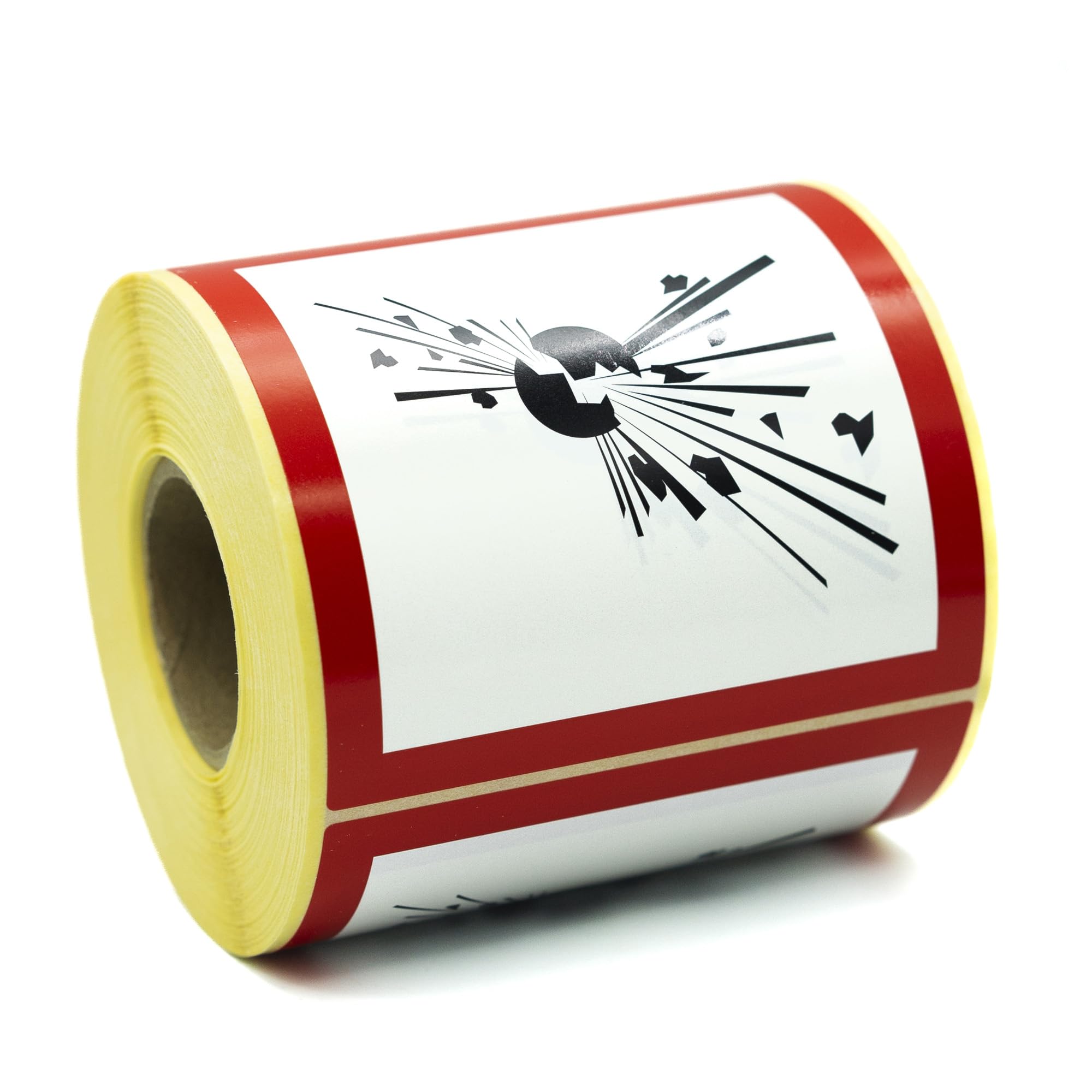 MD Labels GHS Symbols Hazardous Goods Labels Pack of 500 (GHS 01 Explosion Hazard), 100x100mm, orange - Image 2