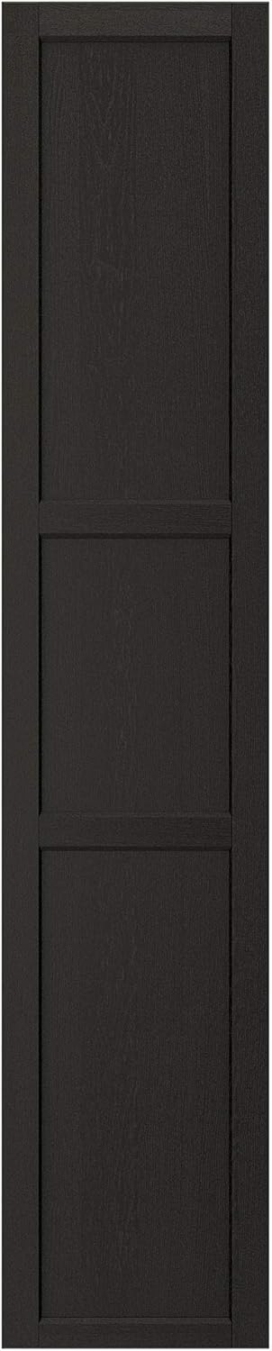 LERHYTTAN Door, Black Stain, 40 x 200 cm