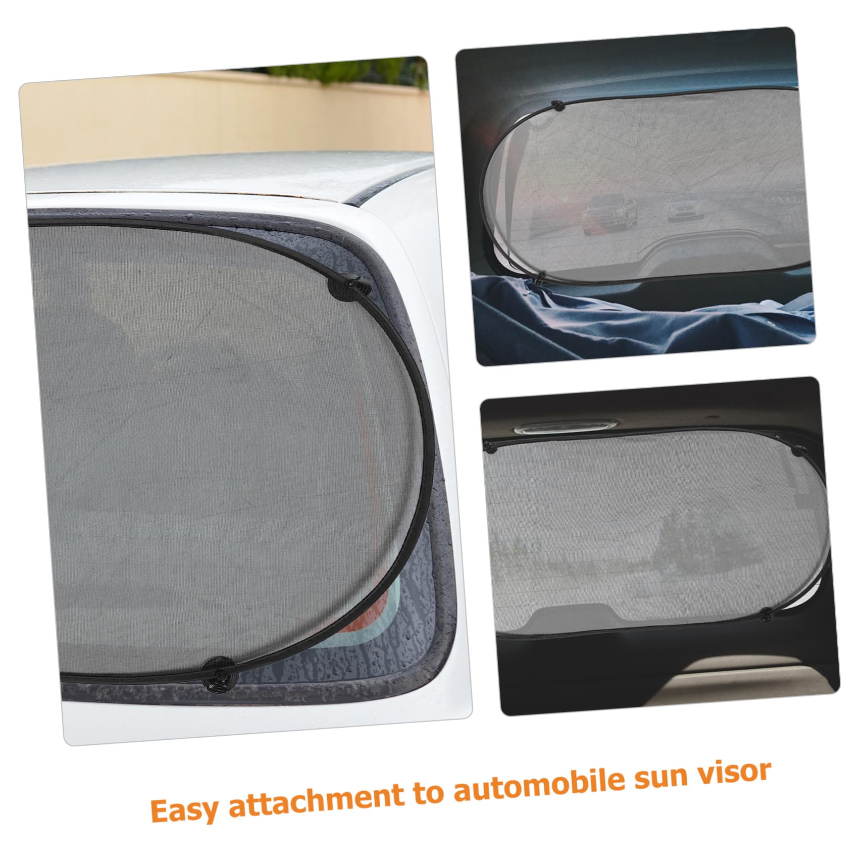 6 Pezzi Parasole Rete per Finestrino Auto con Ventose Tendine Parasole Posteriori per Privacy e Isolamento Termico Protezione Solare per Parabrezza Retro di Auto e Camion