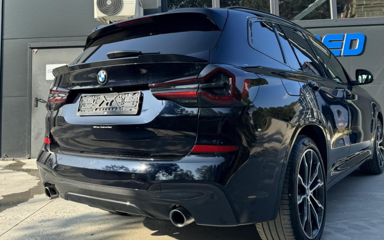 Mptuned Spoiler posteriore per BMW X3 G01 2018-2023, nero lucido