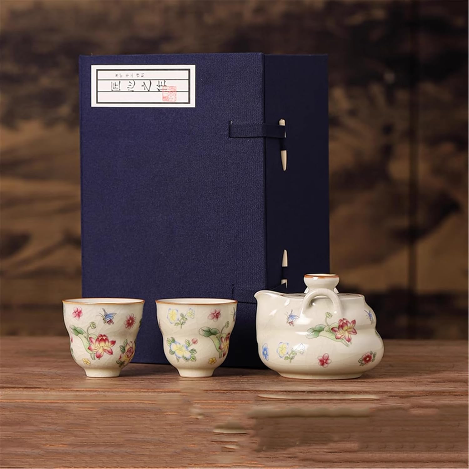 Purple Clay Tea Bowl – Single Covered Gongfu Cup-set4