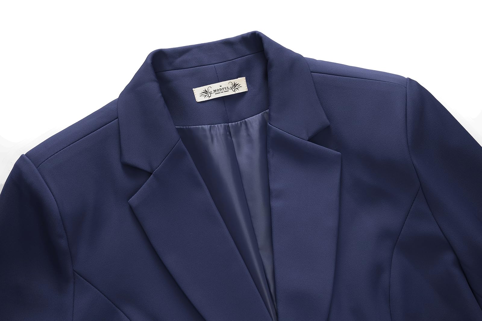 MODFUL Conjunto de 2 piezas para mujer, traje de negocios y pantalones, ajustado, chaqueta blazer con un botón, traje de trabajo para oficina