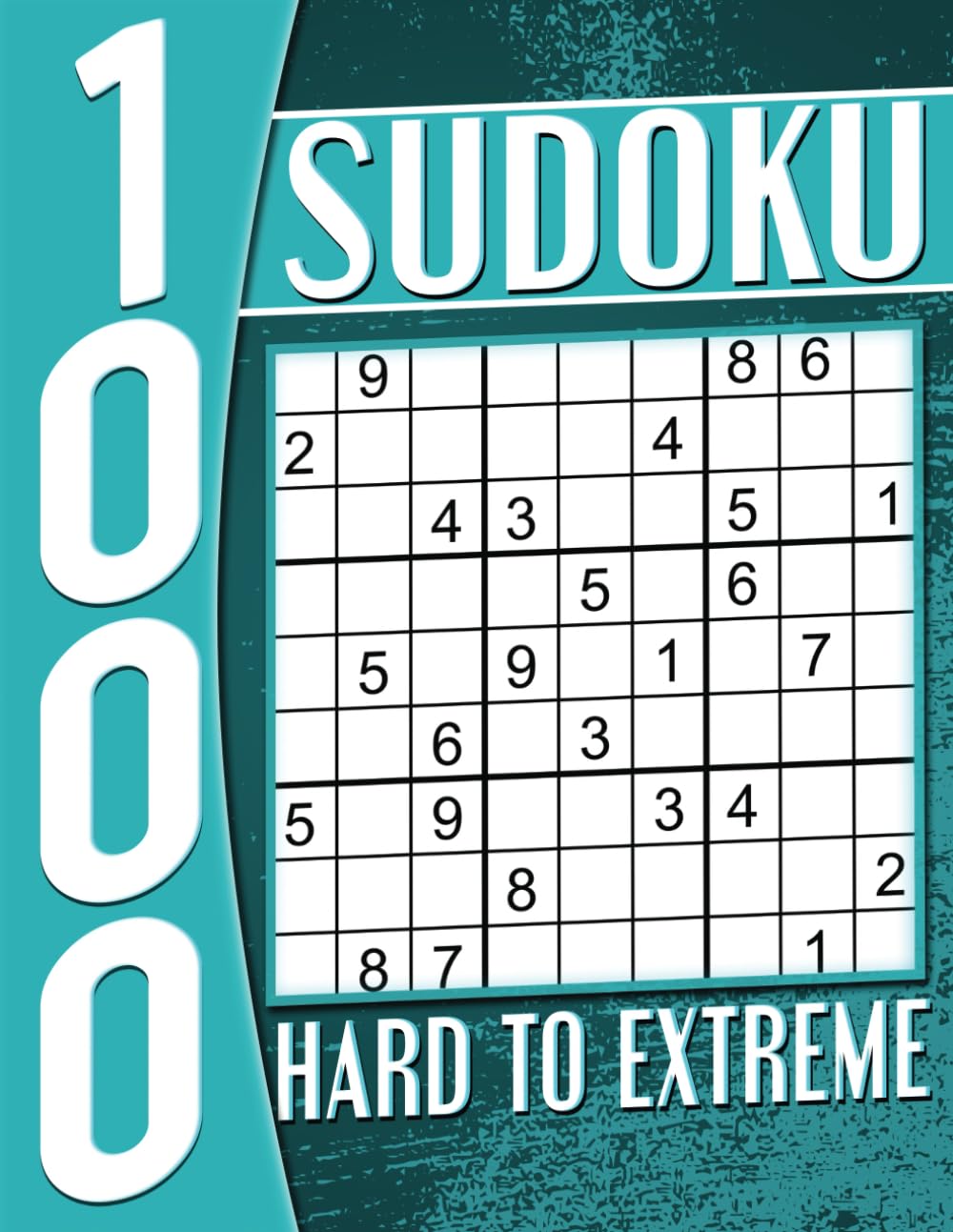 Sudoku Books for Adults Large Print Hard to Extreme: 1000 Puzzles with Solutions, Activity Book for Adults and Seniors.