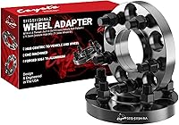 WheelAccessoriesParts 5x115 Hub Centric Wheel Spacers 20mm Thick for Chrysler 300 Dodge Challenger Charger - 71.5mm Bore M14x1.5 Black Anodized