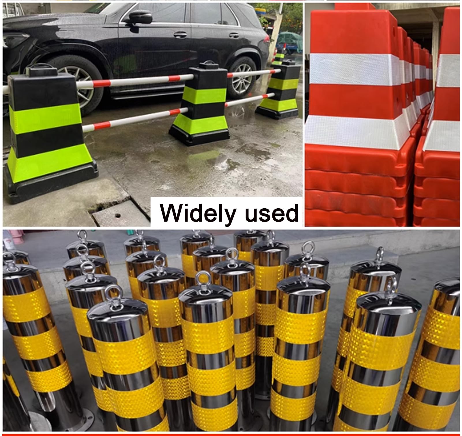 Taśma odblaskowa 50 metrów x 40 cm Samoprzylepna naklejka ostrzegawcza o dużej intensywności dla bezpieczeństwa(Green)