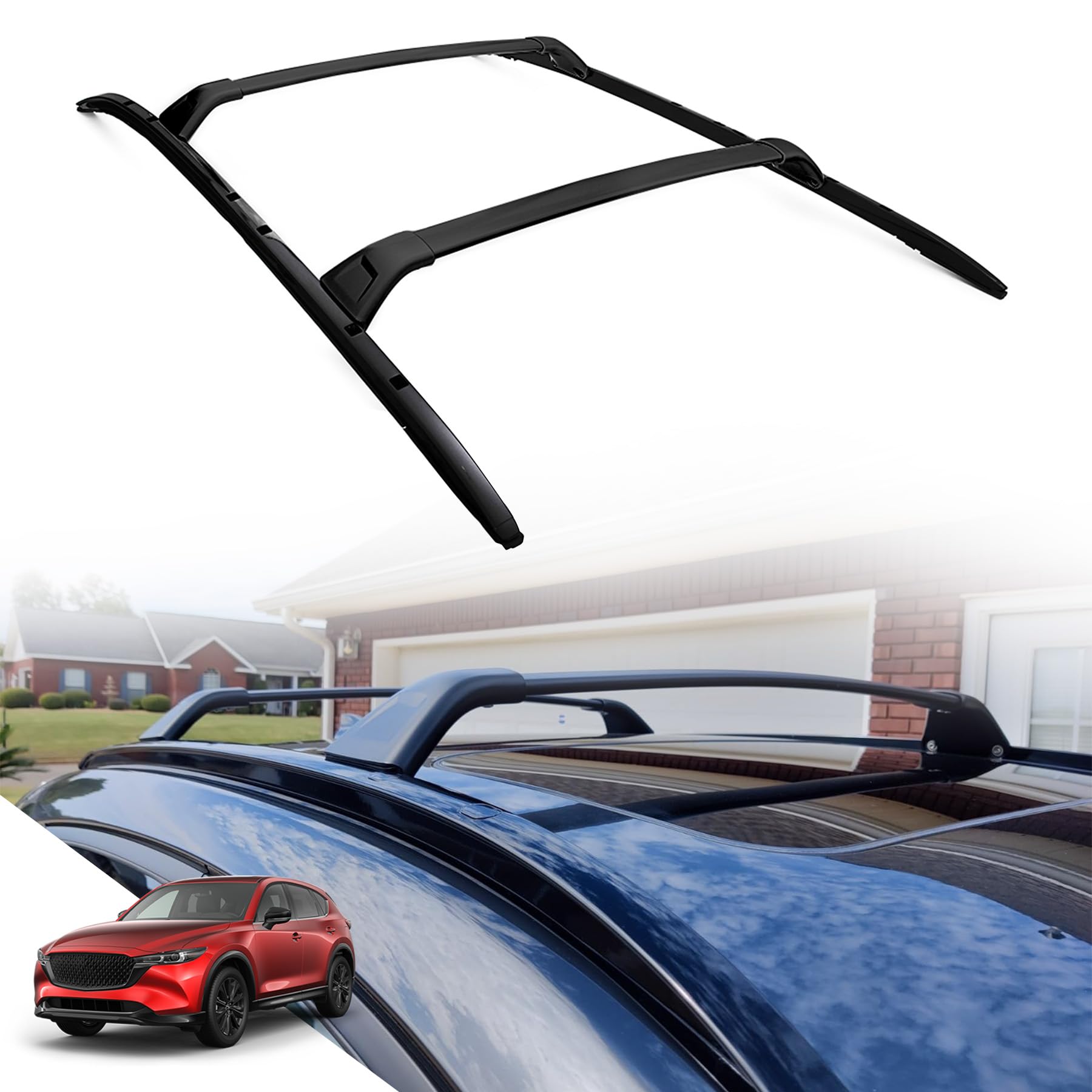 Amazon.com: SNAILFLY Roof Rack Cross Bars & Side Rails Fit for