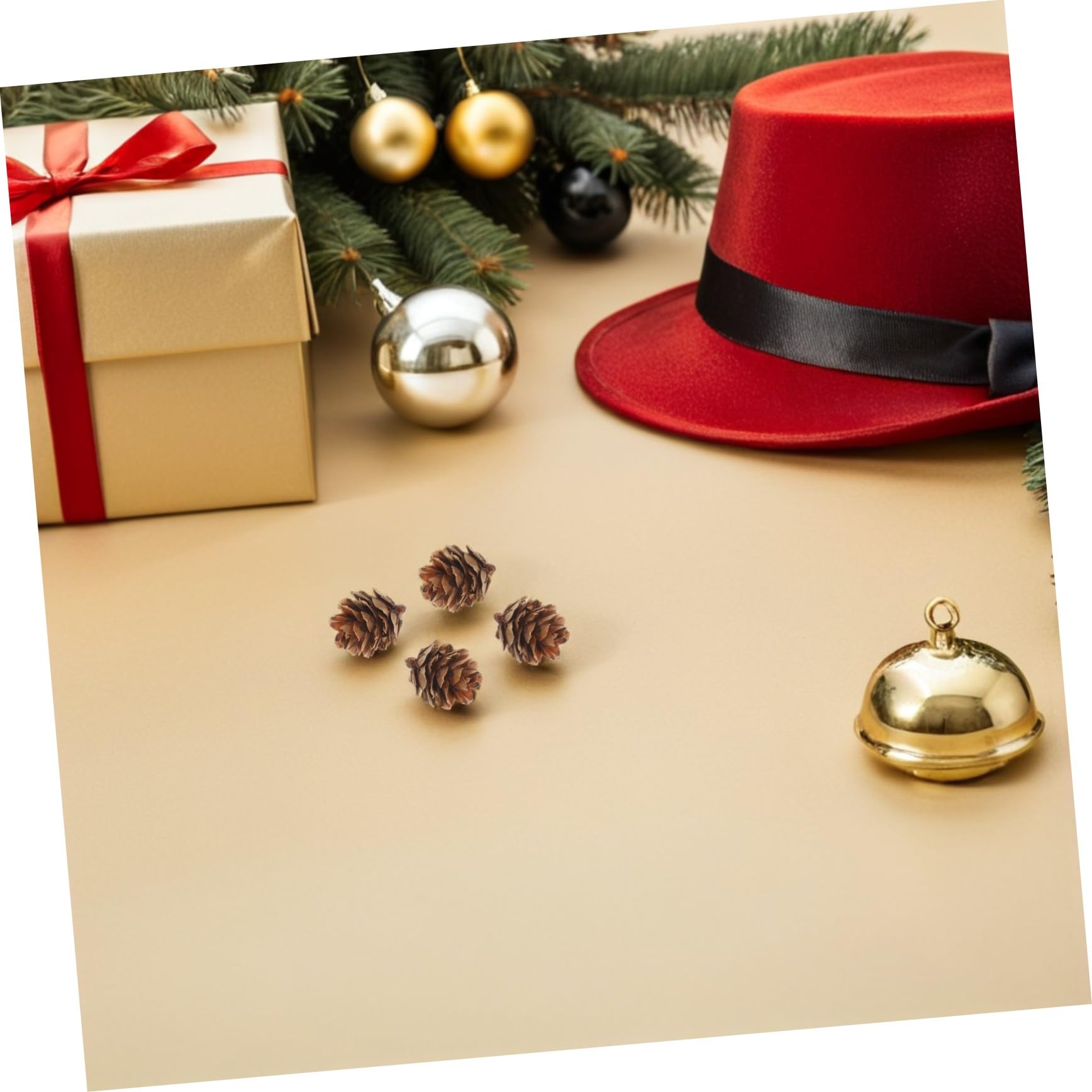 Garneck Kleiner Tannenzapfen Dekorationen Aus Natürlichem Kiefernholz Selbstgemacht Weihnachtsschmuck Für Baum Und Tisch Rustikale Weihnachtsdeko Für Zuhause