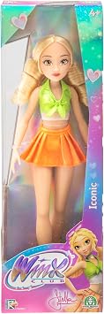 Winx, Articulated Doll, 26 cm, Iconic Series, Stella Model, for Children from 3 Years, WNX774
