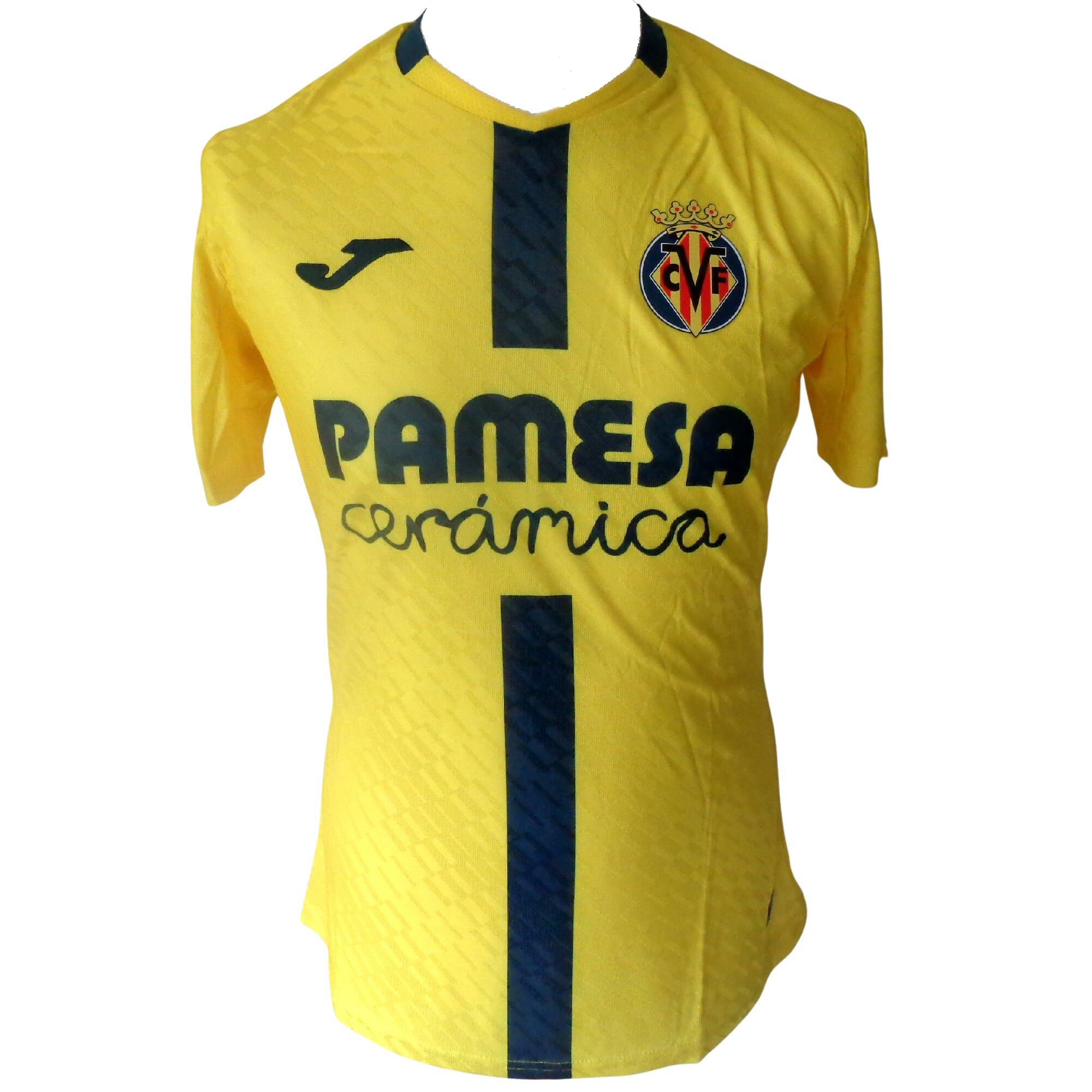 Joma Villarreal CF Men's Home Football Shirt Jersey 2025-2026 (UK, Alpha, L, Regular, Regular) Yellow