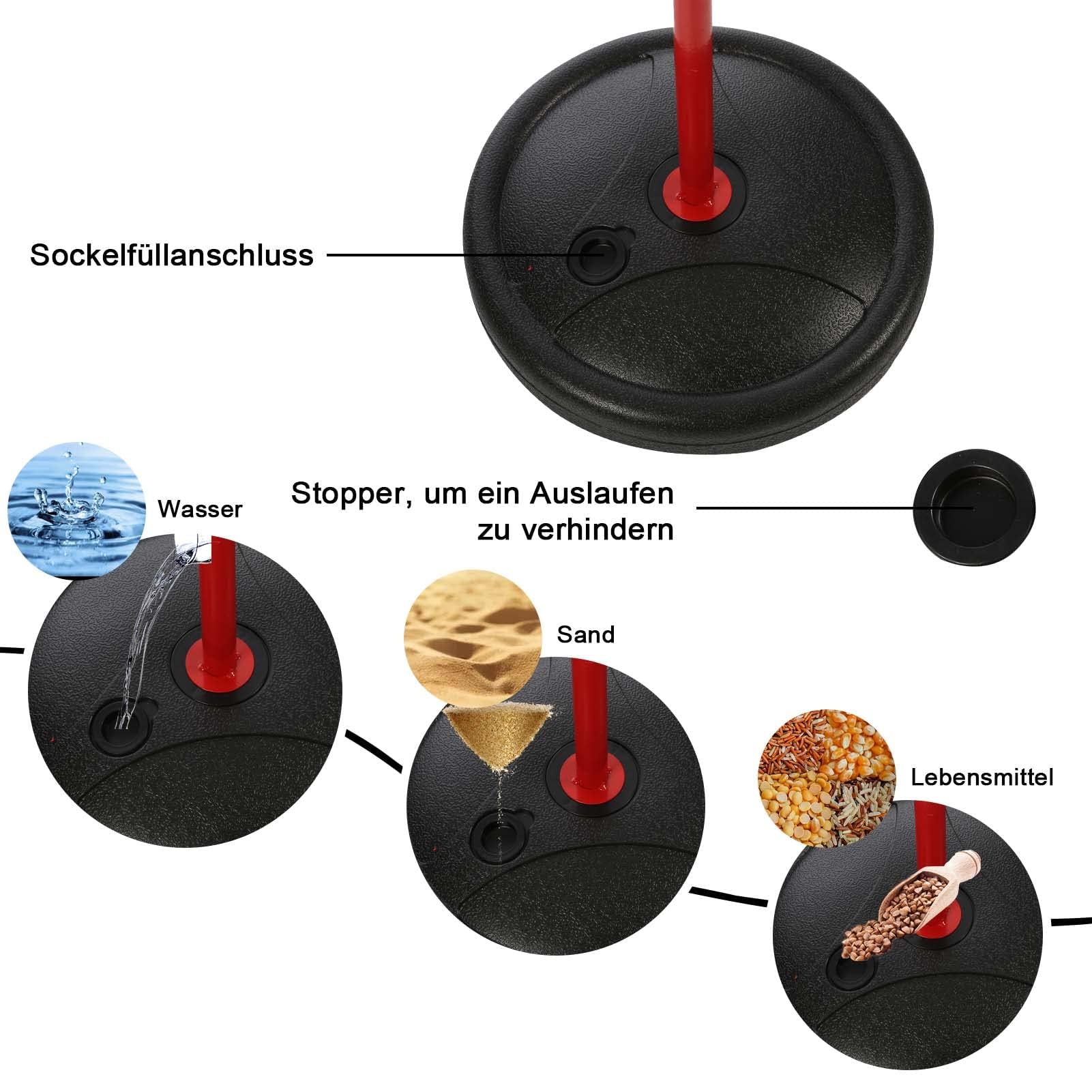 Shoze Basketballkorb Ständer Basketballständer Höhenverstellbar 63-150cm Basketball Backboard Hoop Set