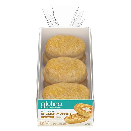 Glutino Gluten Free English Muffins, Original, 16.9 oz (frozen)