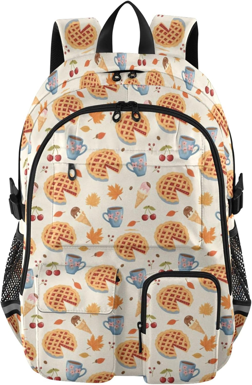 OTVEE Whale Shell Fish School Backpack Laptop Travel Bookbag with Pockets