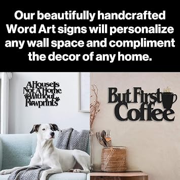 Inspirational Word Art, Christian Faith Biblical Verse Wall Sign, Hand-Made Wooden Decoration Plaque for Home, Office, Church (All Things for Good)