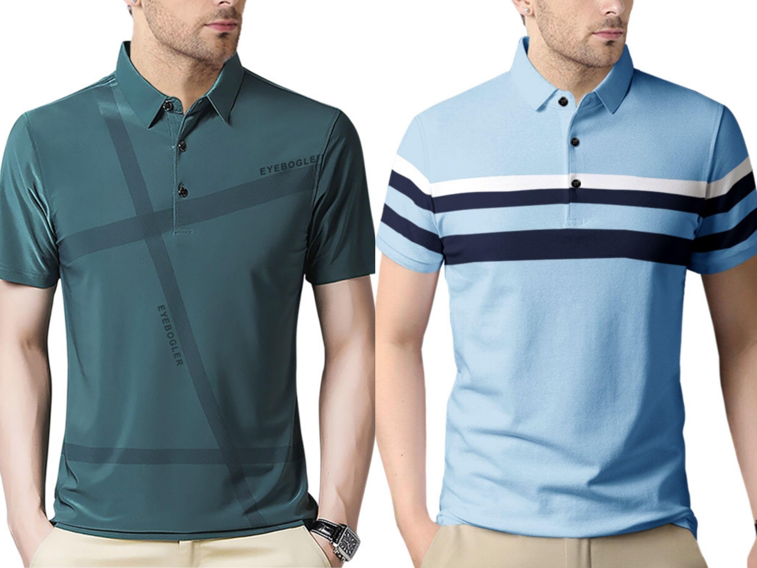 Noble Monk Men's Regular Fit Polo T Shirt |Half Sleeves |Collar Tshirts | Casual T-Shirt for Men