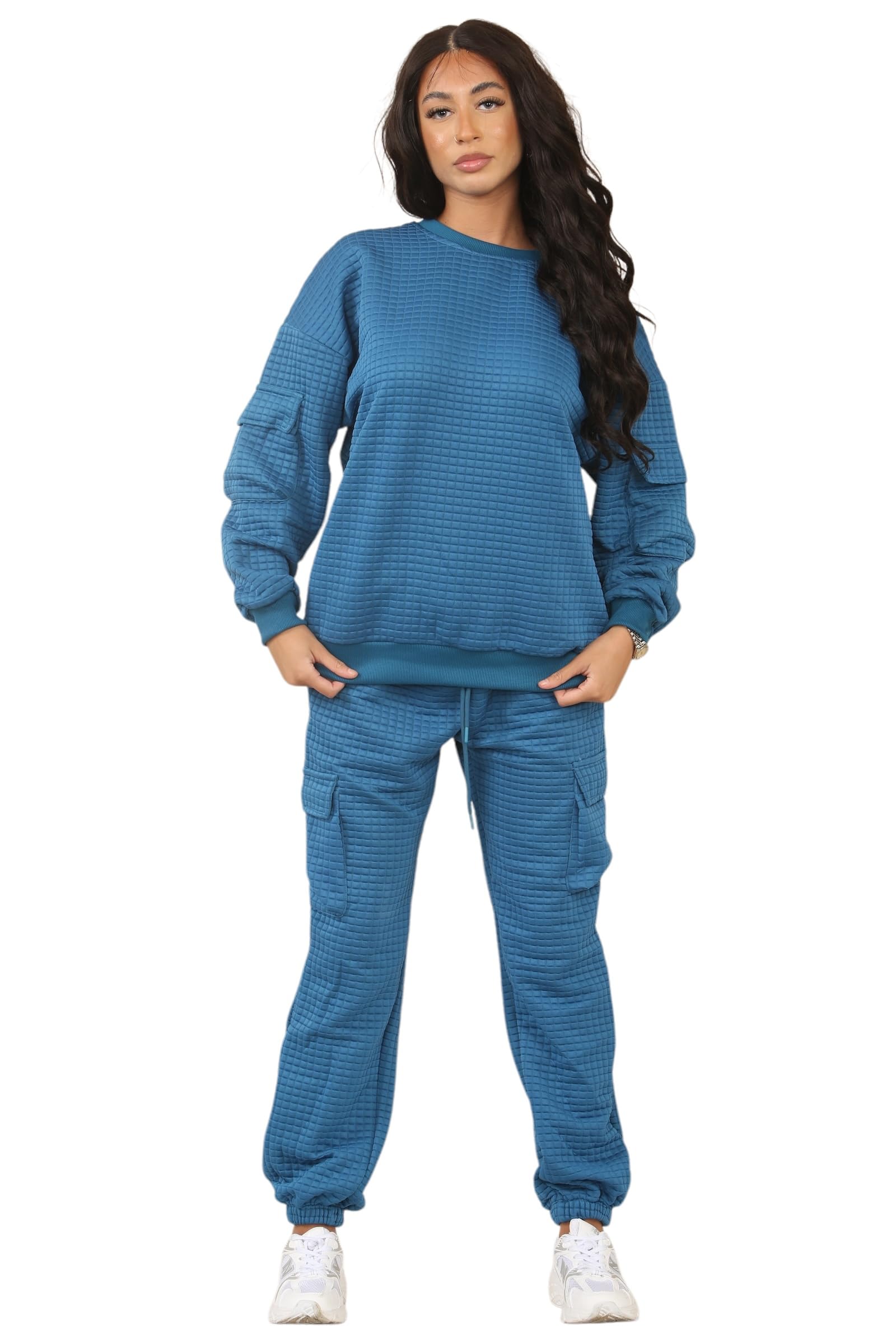 Tracksuit Womens Full Set Lounge Wear Sets 2 Piece Ladies Tracksuits Long Sleeve Activewear pullover Tops Trousers Sets Casual Tracksuit Autumn Winter