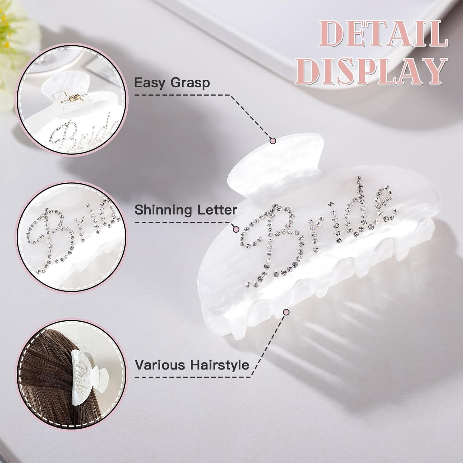 Bridal Shower Gifts–7-Piece Birde Gift Set with Tumbler, Tote, Slippers, Makeup Bag & More-Gift for Bride to be– Bachelorette Gifts for Her-Bridal Shower Decorations - Image 3