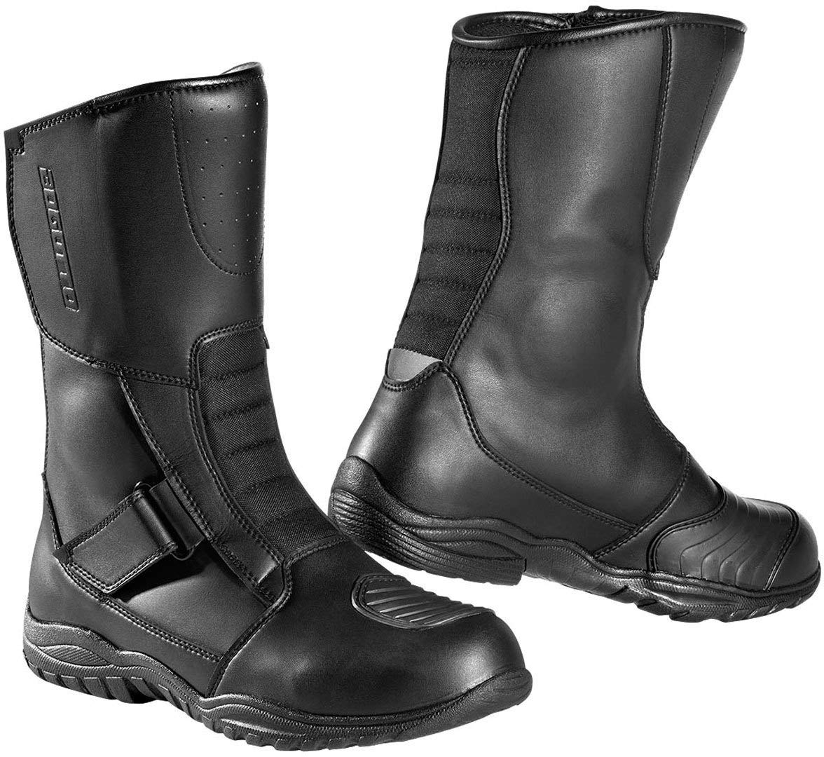 Bogotto Tour-X Motorradstiefel, schwarz, 46 | Leder