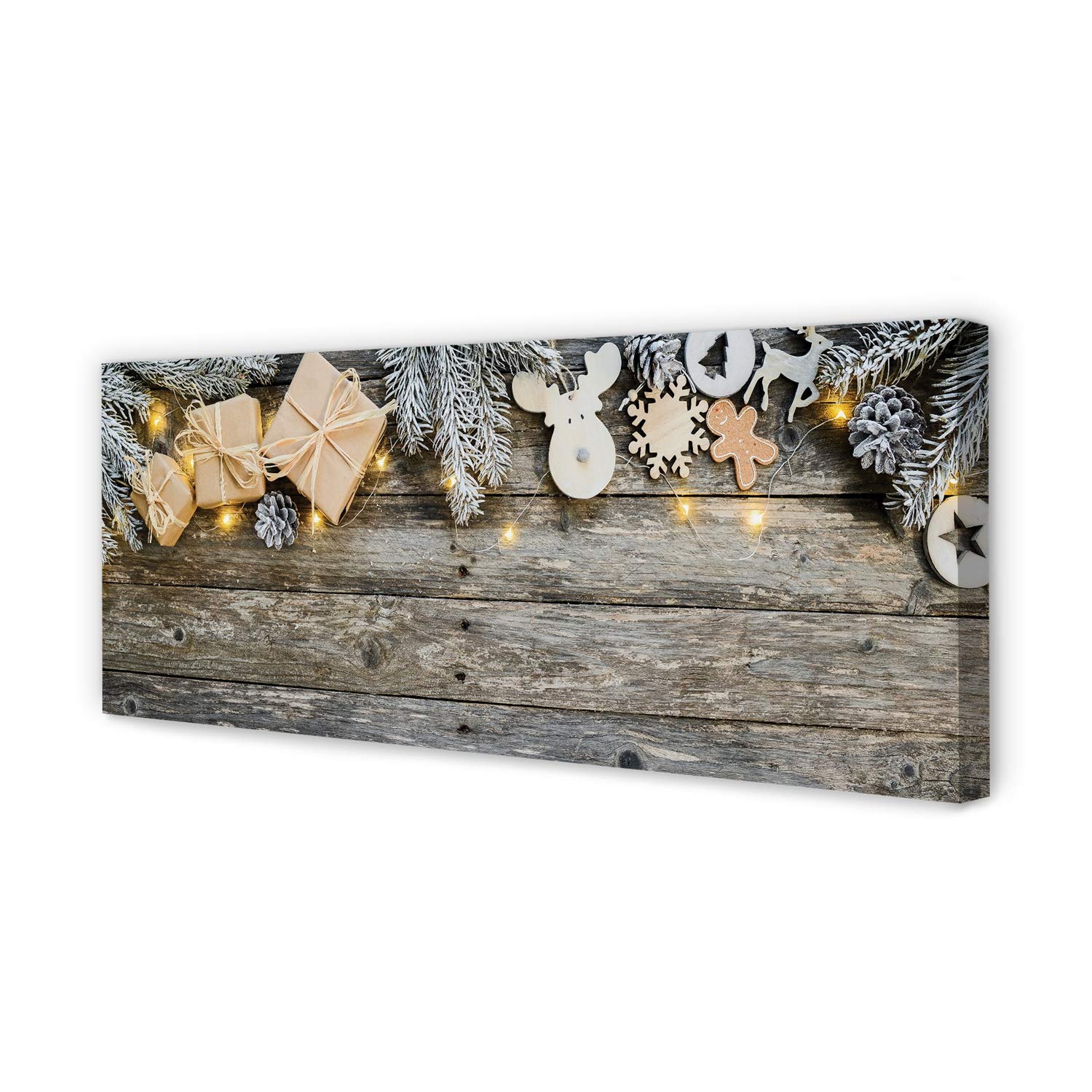 Tableau de Noël Tulup 125x50cm : Un cadeau mural inoubliable