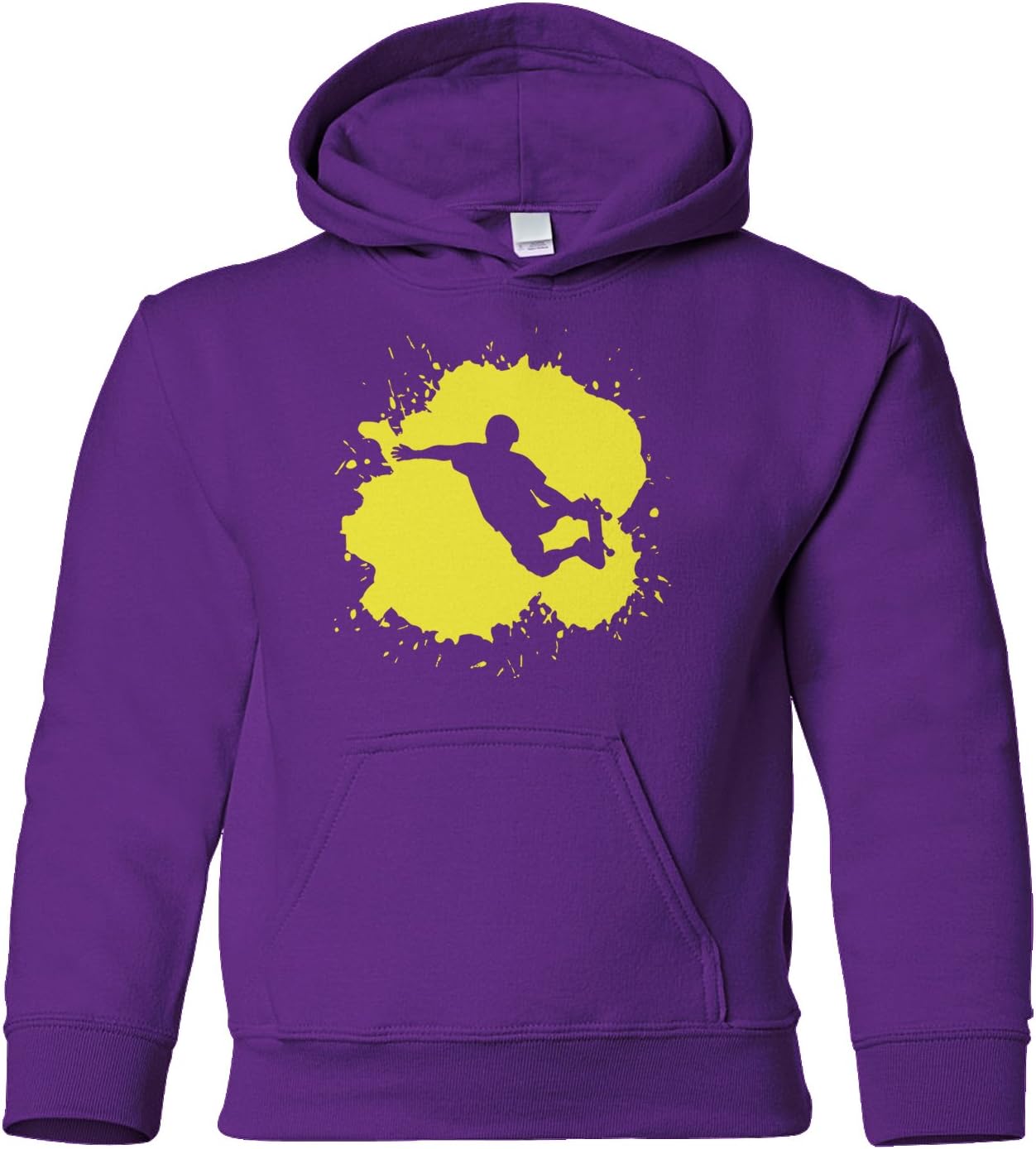 Threadrock Kids Skateboarder Graphic Youth Hoodie Sweatshirt