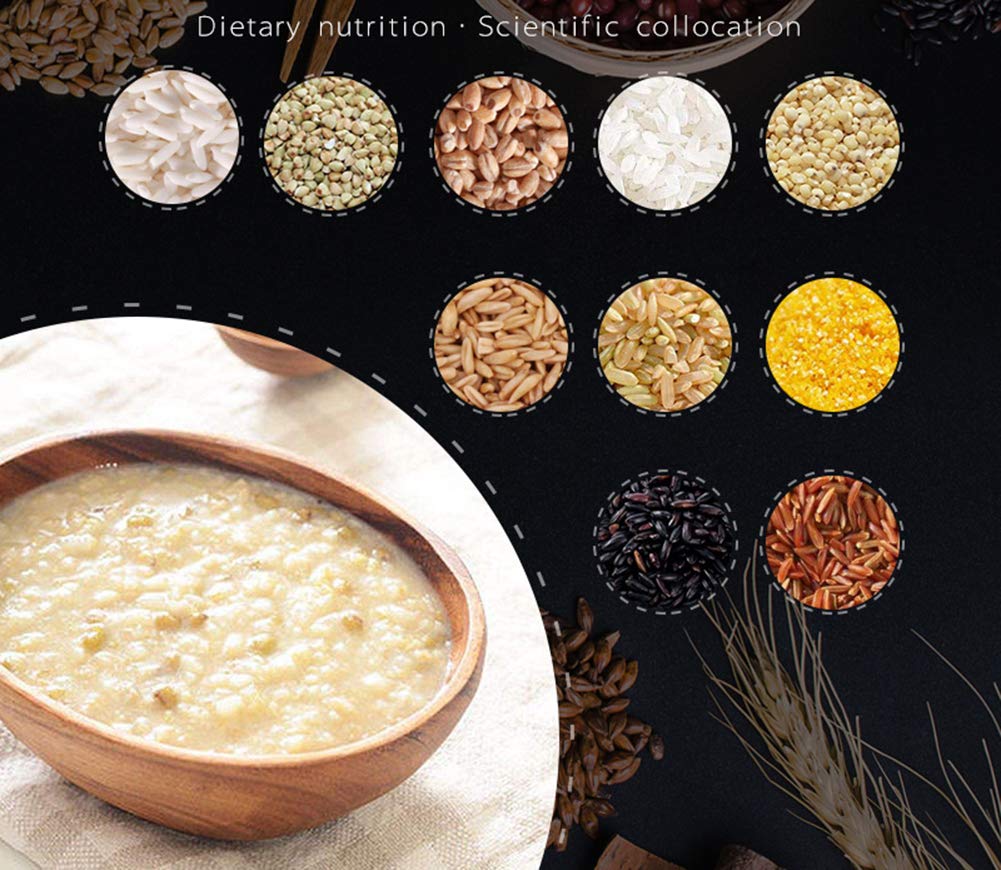 OUYANGHENGZHI Coarser Grains Porridge Combination 6 Nutritious Breakfast 粗纤维杂粮组合（糙米十谷粥、山药核桃粥、荞麦薏米粥、五谷山药粥、糙米莲子粥）500g/17.6oz