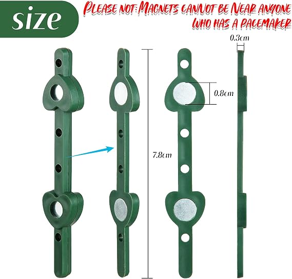 WILLBOND 7 Pairs Boutonniere Magnets No Pins Needed for Wedding Corsage