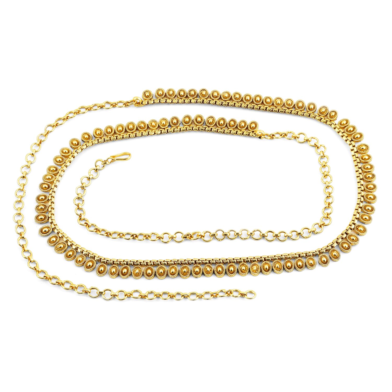 18K Gold-Plated Traditional Motif Design Kamarbandh – Perfect for Ethnic Looks for Women & Girls